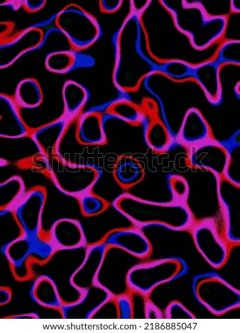 Contour line texture background. Abstract lines pattern background.  Abstract colorful wavy black background. Colorful line pattern, grain texture