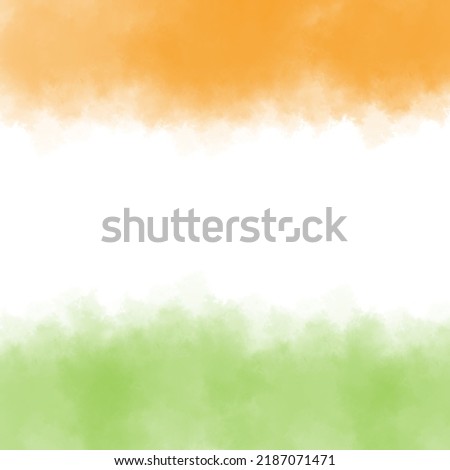 This background is design for Indian Independence Day or republic day. Royalty-Free Stock Photo #2187071471