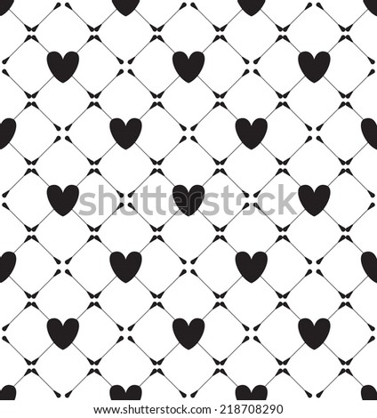 heart seamless pattern, vector Endless texture can be used for wallpaper, pattern fills, web page,background,surface