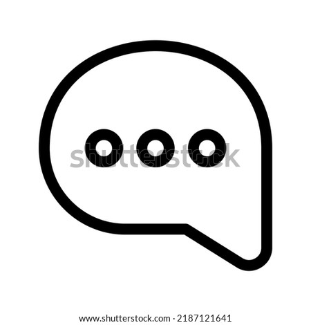 Chat Icon Vector Symbol Design Illustration