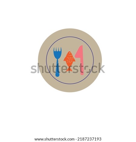 Food Clip Art Or minimalist logo 