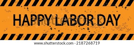 USA Labor Day greeting Vector illustration