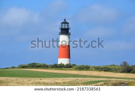 Sankaty Head Lighthouse Nantucket island Massachusetts