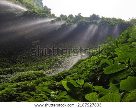 Madakaripura Waterfall is located in Probolinggo Regency, East Java Province, Indonesia