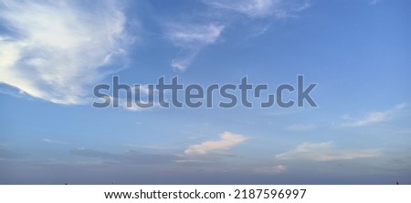 Clear Sky picture having Cloud and beautiful Blue Colour