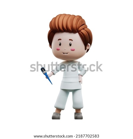 3d rendering of male medical doctor