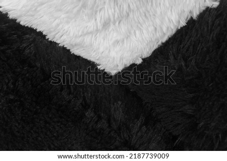 Black and White Animal Texture Natural Background Pattern Panda Design Print Abstract.