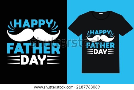 typography dad t shirt design