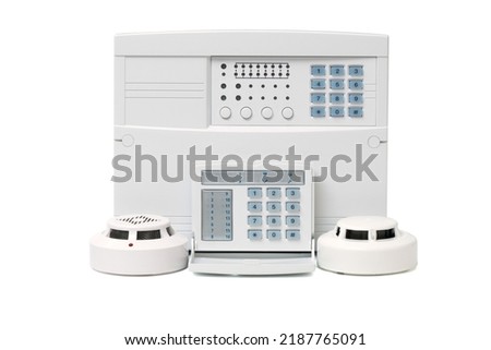 Fire alarm security. Good for security servise engeniering company site or advertising