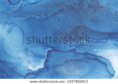 Beautiful abstract blue and white watercolor background