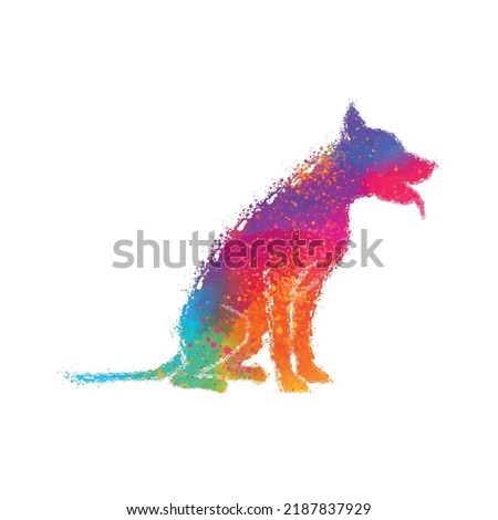Cool Dog Illustration digital art shirt design