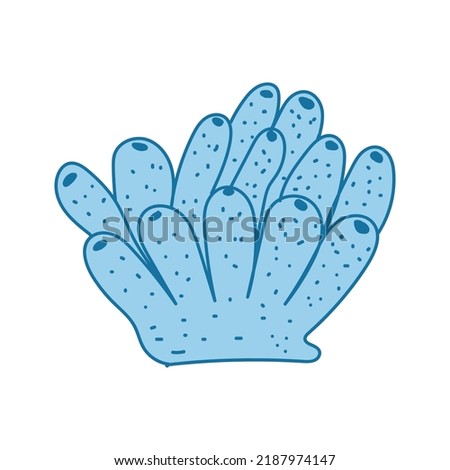 cute seaweed hand drawn vector illustration design element