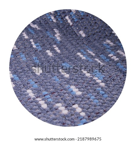 Seamless blue carpet rug texture background from above, carpet material pattern texture flooring