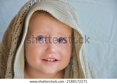 baby on a white background,
