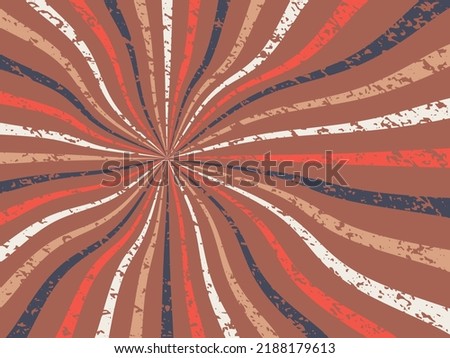 Retro background of a swirl of color with grudge texture. EPS10