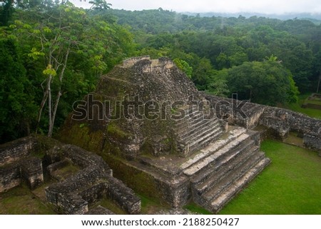 Caracol Ancient Mayan Ruins in Cayo District Belize Royalty-Free Stock Photo #2188250427