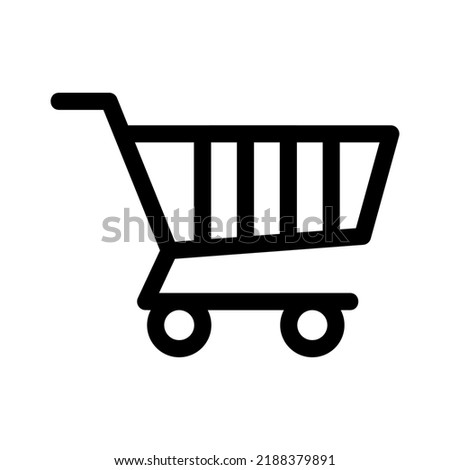 cart icon or logo isolated sign symbol vector illustration - high quality black style vector icons
