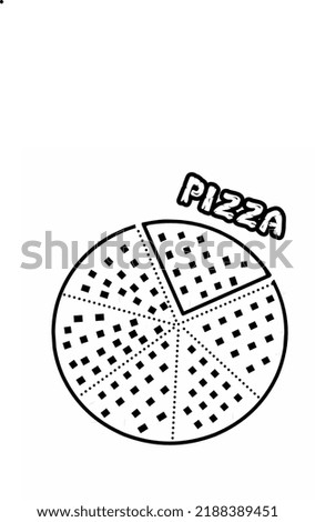 Illustration vector graphic of pizza for delicious and nutritious food
