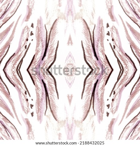 White Jungle. Pastel Africa Animal. Violet Tiger Graphic Tee. Violet Zebra Fell. Line Illustration Animals. Tiger Collage. Pattern Seamless Skin.