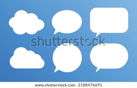 Collection of speech bubbles vector