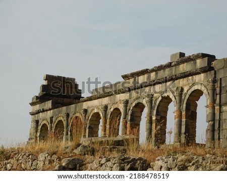 These beautiful pictures of the beautiful city of Volubilis are pictures of people who passed and created behind them noble pictures that speak of architecture in a time that did not develop  Enjoy pl