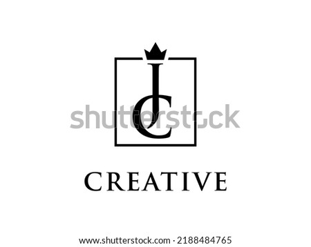 JC letter logo design template vector element