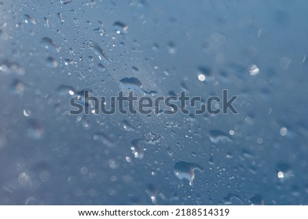 Close up image of water drops, macro photography