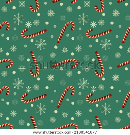Winter festive seamless Christmas mint candy pattern for kids clothes print and accessories and notebooks and wrapping paper and new year gift box
