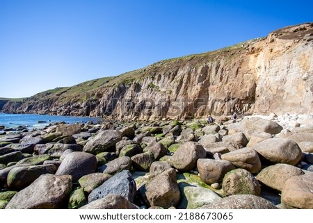 Nanjizal Beach Landscapes in Cornwall 