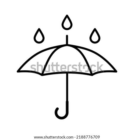 Umbrella icon. safe sign. vector illustration.