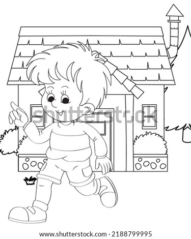 This is a worksheet outline illustration page to color for kids to enhance coloring skills, 
high resolution jpeg image