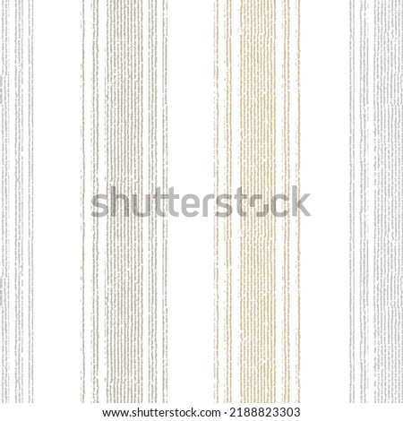 Abstract irregular striped textured background. Seamless yellow pattern.Seamless print pattern design natural earth tone canvas linen texture Royalty-Free Stock Photo #2188823303