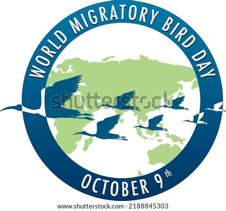 World Migratory Bird Day Banner Template illustration
