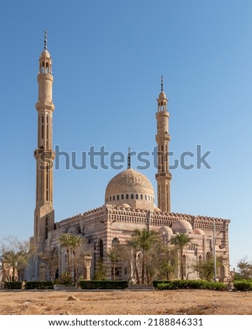 The Great Mosque of Mustafa is an Ottoman mosque with twin minarets in Sharm El Sheikh, Sinai Peninsula, Egypt.