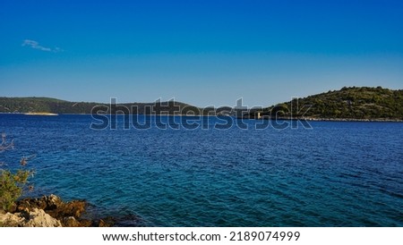 Croatian landscape: Vinisce bay, Dalmatia region. Landscape and scenario