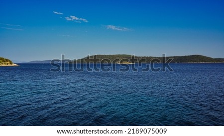 Croatian landscape: Vinisce bay, Dalmatia region. Landscape and scenario