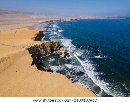 RUGGED COAST OF PERU MEETS THE BARON RED DESERT