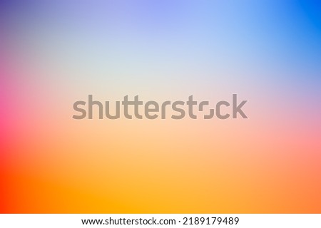 ABSTRACT GRADIENT COLORS BACKGROUND, BRIGHT COLORFUL PATTERN, BLANK WEB SITE DESIGN, DIGITAL SCREEN OR DISPLAY TEMPLATE FOR APPS, MOBILE PHONES AND COMPUTERS, GRAPHIC TEXTURE  Royalty-Free Stock Photo #2189179489