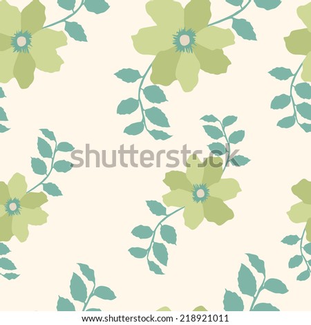 Floral seamless background for fabrics, wallpaper, texture. pattern