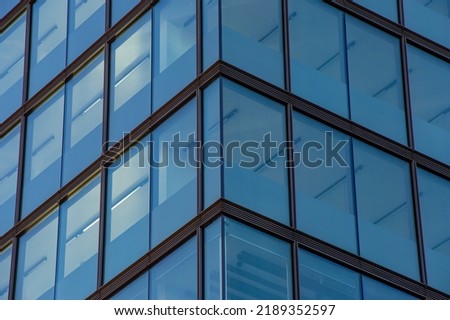Windows of Skyscraper office building in London City