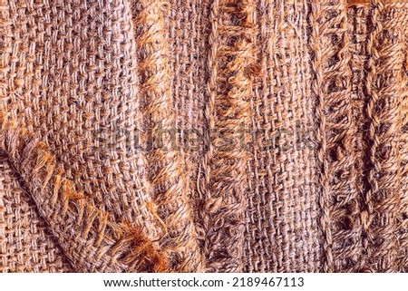 Image of a Brown sackcloth background