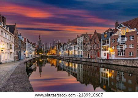 belgium's magnificent historical and touristic city buges Royalty-Free Stock Photo #2189910607