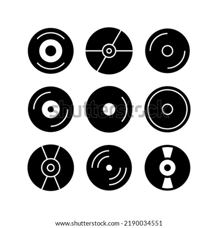 disk icon or logo isolated sign symbol vector illustration - Collection of high quality black style vector icons
