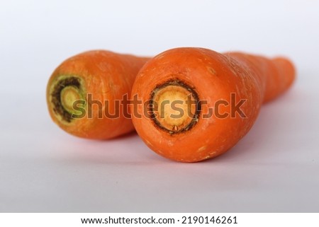 Fresh and clean carrots ready to cook. Photos of fresh and healthy carrots consumed.