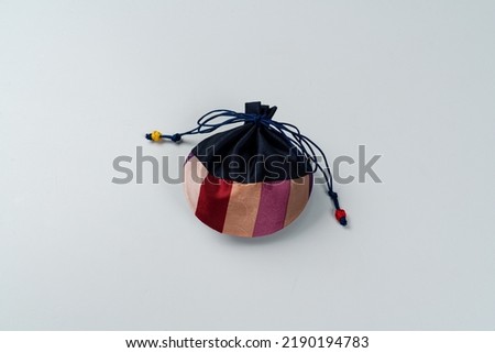 Korean traditional lucky bag, hanbok Royalty-Free Stock Photo #2190194783