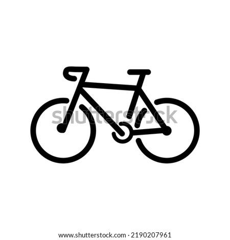The best bicycle, bike icon vector illustration logo template for many purpose