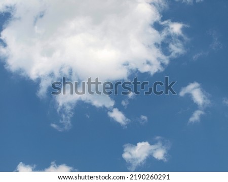blue sky with some clouds without any surroundings. Backdrop