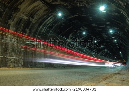 Cool long exposure cars traffic light trails, night view of the roads. city of Salerno, Italy.
 Royalty-Free Stock Photo #2190334731
