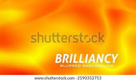 Brilliancy. Flaming blurred background with red, yellow and orange color gradient. Shiny vector graphic pattern Royalty-Free Stock Photo #2190352753