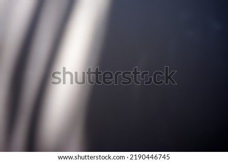 White Blured Light Beam and Shadow, Suitable for Overlay and Color Cast Effect. Royalty-Free Stock Photo #2190446745